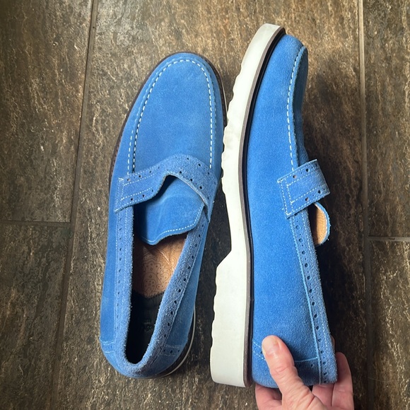 Robert Graham Blue Suede shoes - Picture 6 of 12